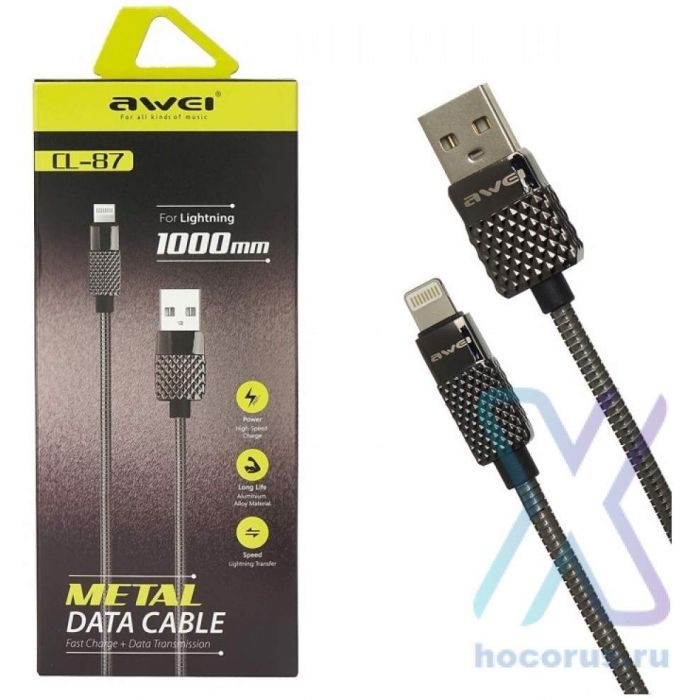 Кабель USB-iP Awei Metal CL-87