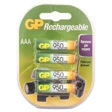 Аккумуляторные батарейки ААА GP R3 950 mAh