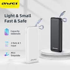 Внешний аккумулятор Power Bank Awei P2K