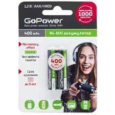 GoPower HR3 400mAh Ni-Mh