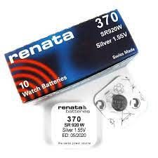 Батарейка для часов Renata 370 (SR920W)