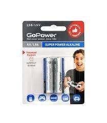 Батарейка GoPower LR6 AA Shrink 2 Alkaline 1.5V