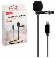 Микрофон петличный Lavalier MicroPhone GL-120, черный