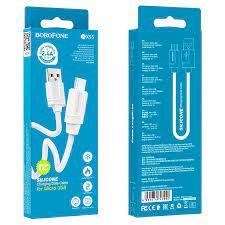 Кабель USB BOROFONE BX55 Harmony, USB - Type-C, Micro USB, 2.4А, 1 м