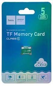 Карта памяти micro SD HOCO TF Memory card high speed, class10, 256GB