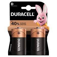 Батарейка Duracell Basic LR20 D BL2 Alkaline 1.5V