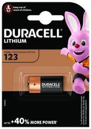 Батарейка литиевая Duracell CR123