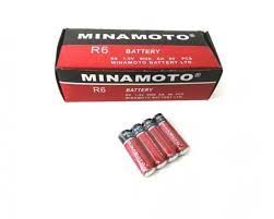 ПАЛЬЧИКОВАЯ СОЛЕВАЯ БАТАРЕЙКА MINAMOTO AA 3.6V HEAVY DUTY BATTERY R6