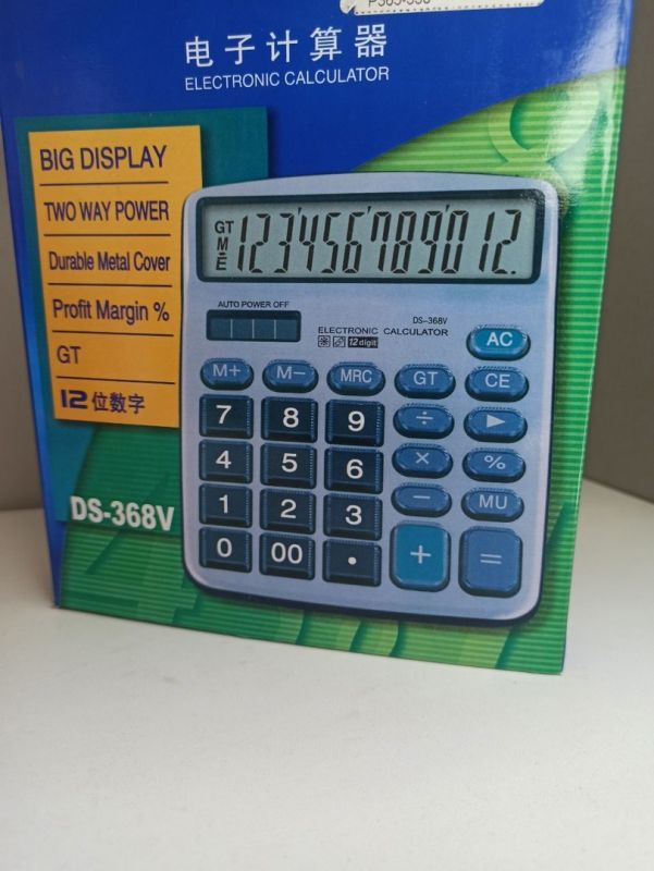 Electronic Calculator DS-368V